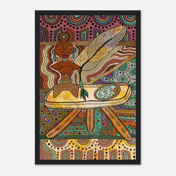 Guide-bilde med svart ramme, 30 × 45 cm